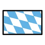 Bavaria Flag SVG Icon